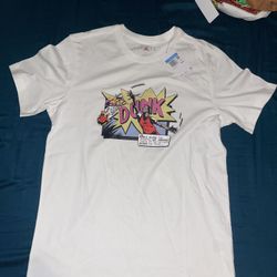 Nike Jordan DUNK "Comic" FZ1939 Short Sleeve Cotton Shirt