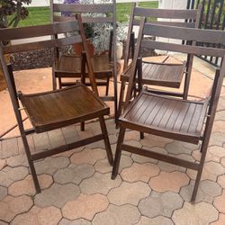 vintage folding chairs 
