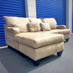 Beige Modern Sectional Sofa