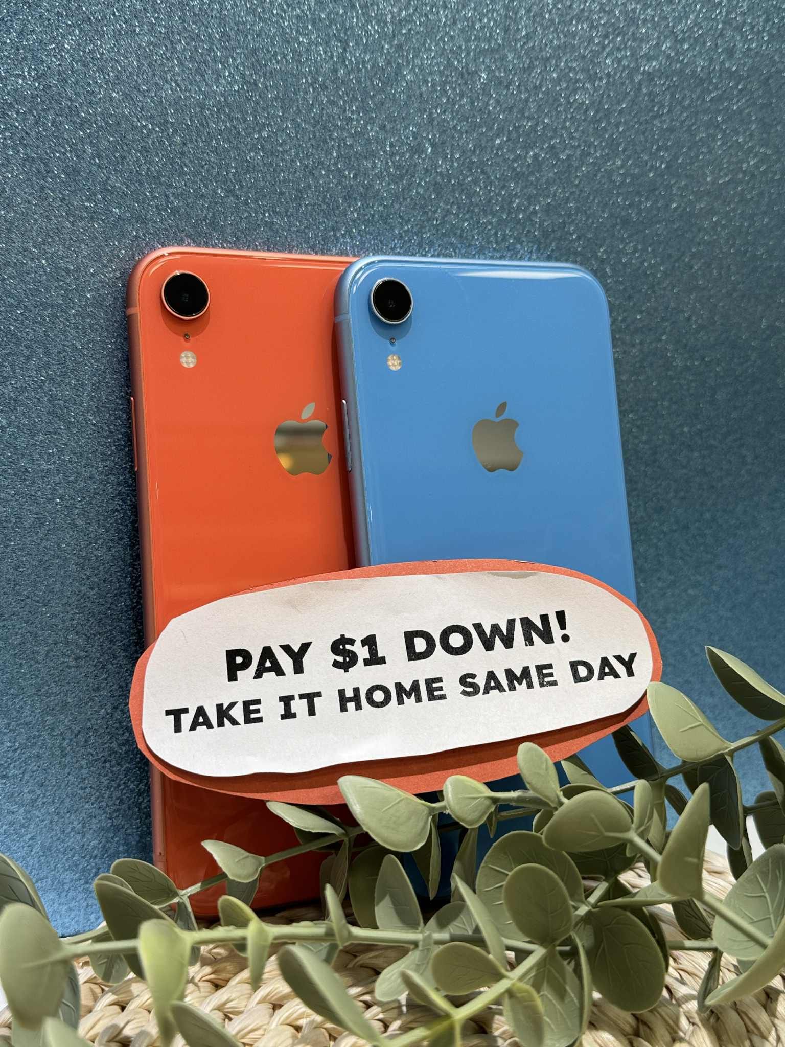 Apple iPhone XR - Pay $5 DOWN AVAILABLE - NO CREDIT NEEDED