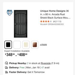 36”X80 Security door arcada 