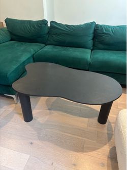 Black wooden coffee table-NEED GONE BY MONDAY