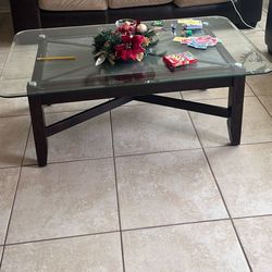 Coffee Table, Two Side Tables