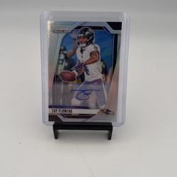 Zay Flowers 2024 Silver Prizm Auto