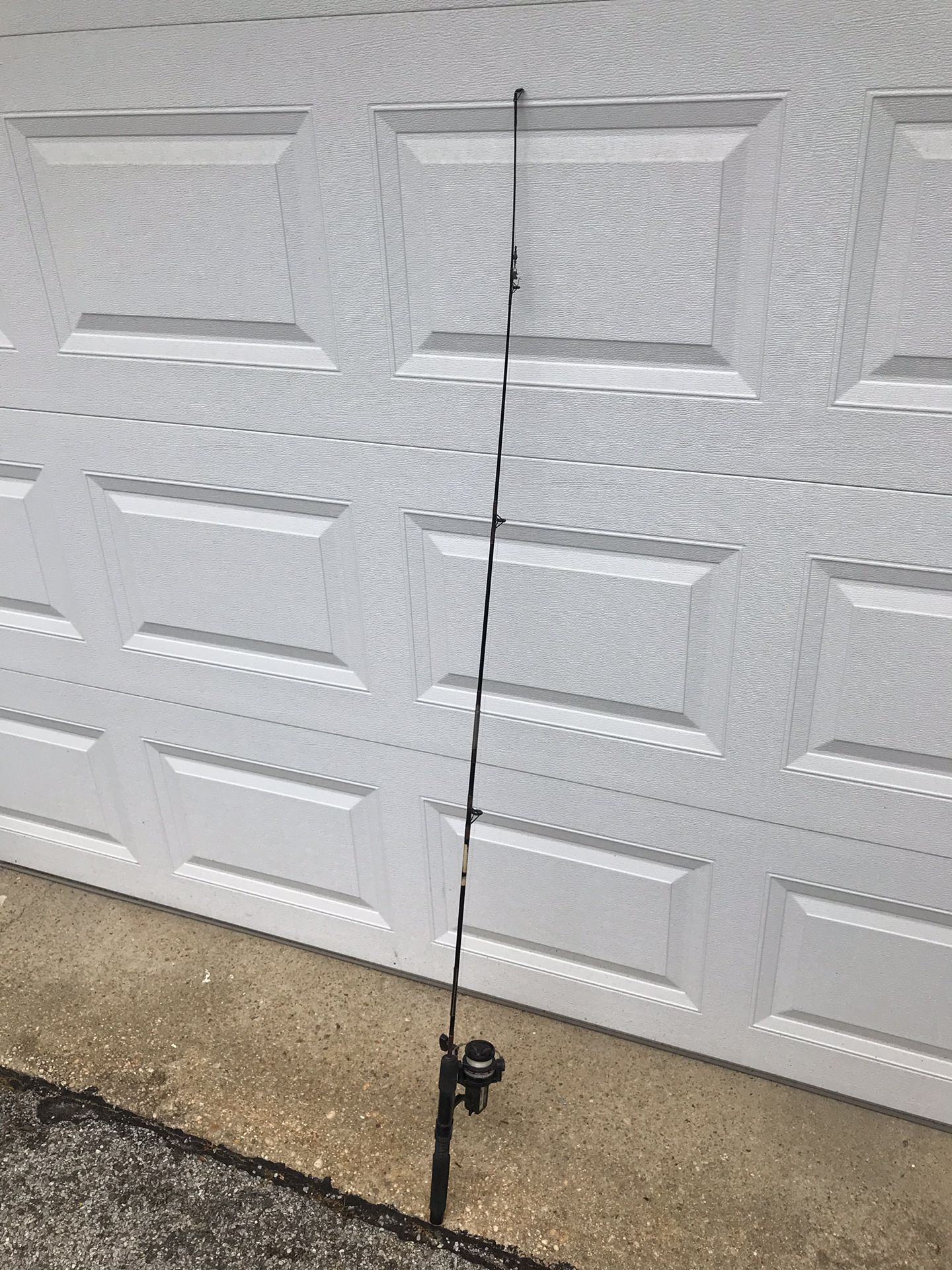 fishing pole and reel used