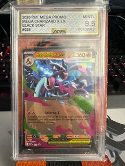 Mega Charizard X EX Black Star Promo AGS 9.5