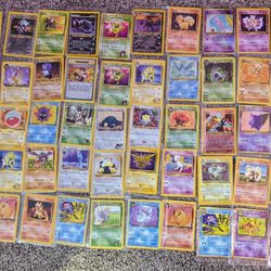POKEMON CARDS - From The Original First 1998/1999 Sets - MINT CONDITION