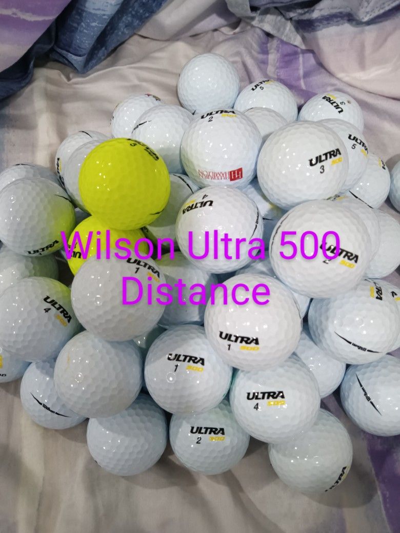 100 Wilson Ultra Distance 500 Model Balls In Excellent Condition NM To 4a