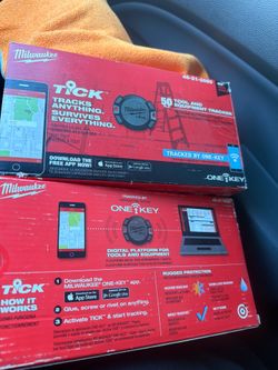 Milwaukee tool and equipment trackers