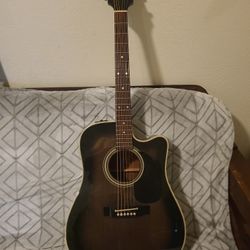 Vintage Takamine acoustic guitar 