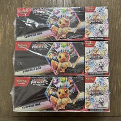 3 x Sam’s Club Prismatic Evolution Bundle 