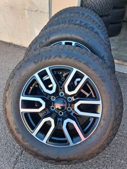 2026 OEM ORIGINAL TAKEOFFS GMC SIERRA AT4 TIRES GOODYEAR ALL-TERRAIN 90 % DOT 3525 $ 1099 FIRM.