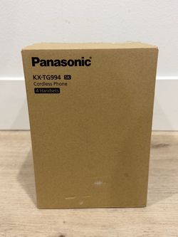 Panasonic KX-TG994SK DECT 6.0 Bluetooth 4-Handset Cordless Phone System