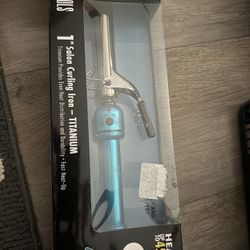 New!! Hot•Shot•Tools Titanium Curling Iron