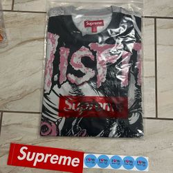 Supreme X The Misfits Graphic T Shirt Pink Ss26 