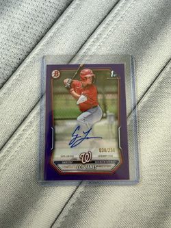 2026 Bowman 1st Coy James Purple Auto #30/250 Nationals