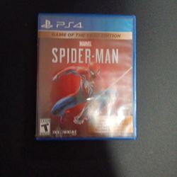 PS4 Game Of The Year Spider-man