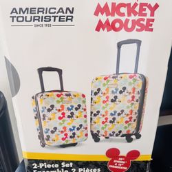 2 Piece Disney Luggage Set Brand New 