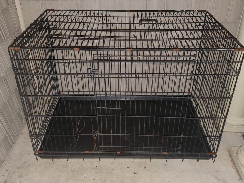 Large Pet Dog Cage Crate Kennel