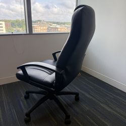 High Back Leather Guest Office Chair