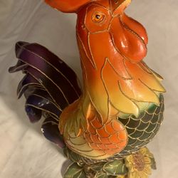 Beautiful Resin Rooster, 12” X 9”, 3lbs