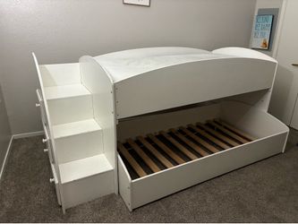 Girls Twin Bunk (Slide-Out)