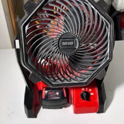 Milwaukee 18 V Fan