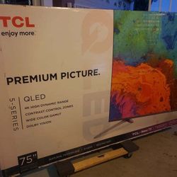 75" 4k TCL QLED SMART TV SALE!!!