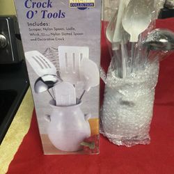 Kitchen Collection Crock O’ Tools 7pc Kitchen Tool Set 