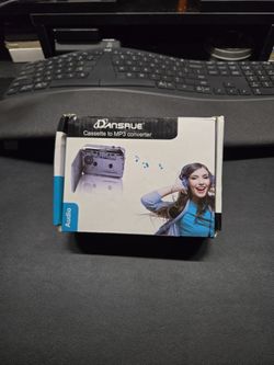 Cassette to MP3 converter, Dansrue With Manual & Software