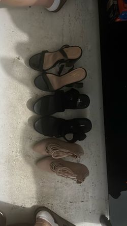 Lot of 3 Pairs Women's Heeled Sandals