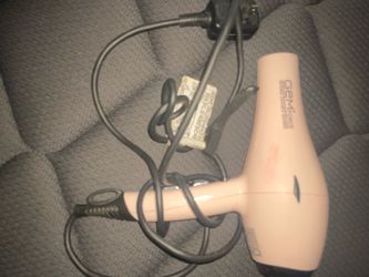 Pink Gem Force Hairdryer with diffuser