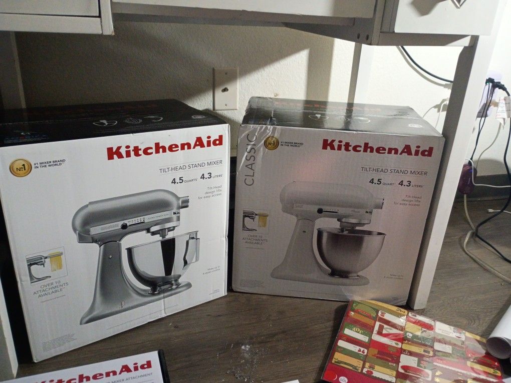 Kitchen Aid Mixers And Accessories