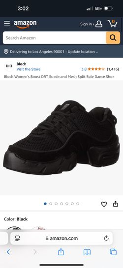 Block Dance Sneaker Size 8
