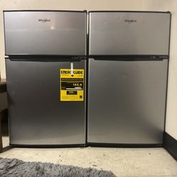 2 Whirlpool Mini Fridges 