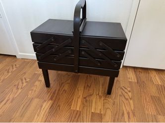 Sewing box wood