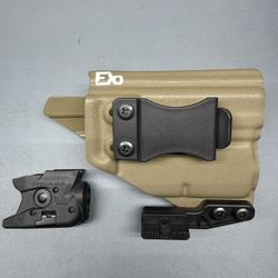 Streamlight TLR-6 w/ FDO Industries Holster. 4 M&P Shield 3”