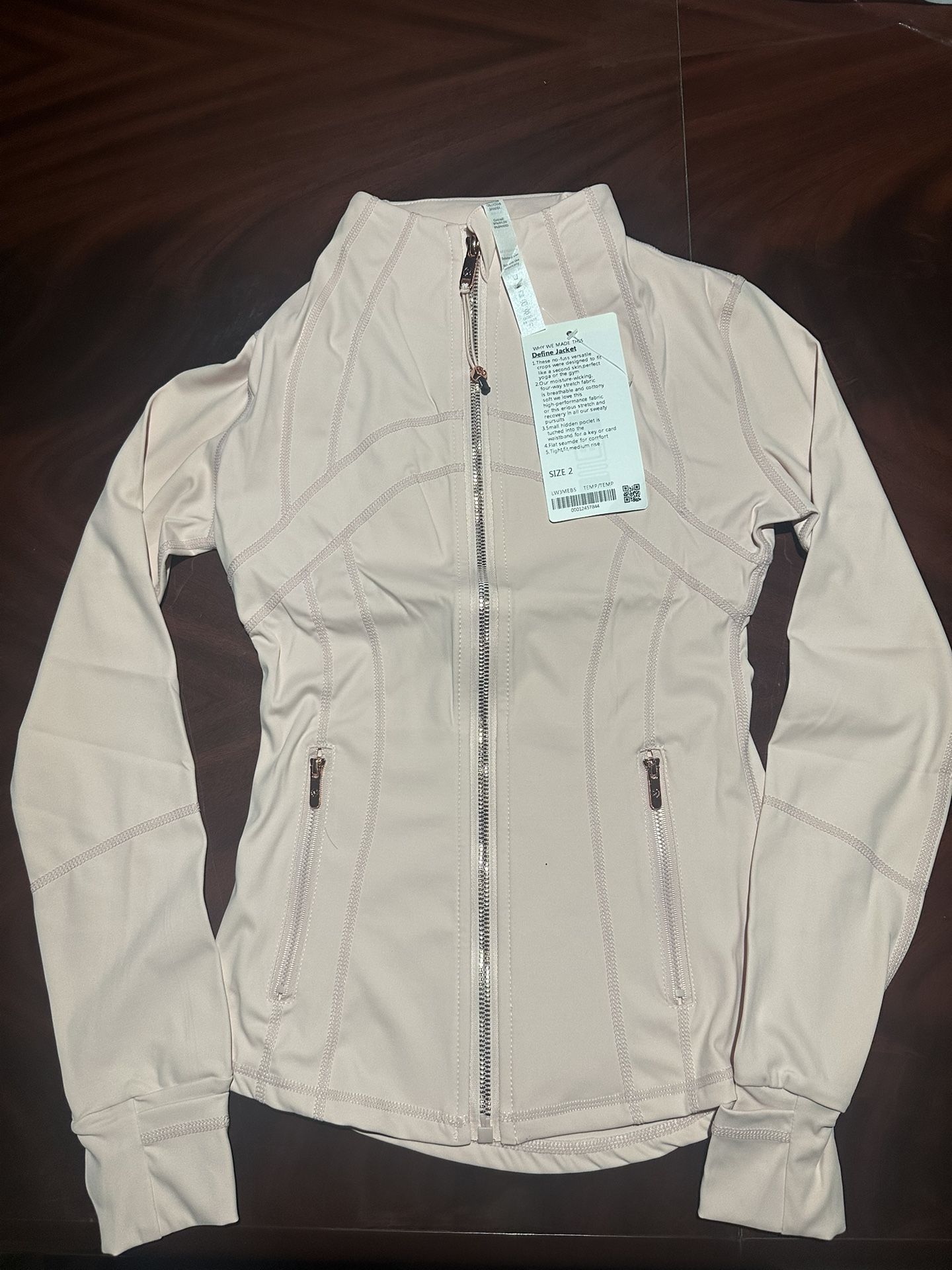 Blush/Light Pink Lululemon Define Jacket