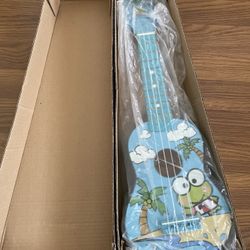 Mini Acoustic Guitar Toy Frog Design With Box Brand New great Gift