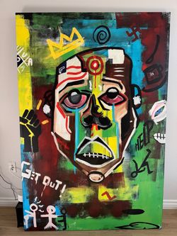 GET OUT wall art