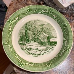 the old homestead in winter 