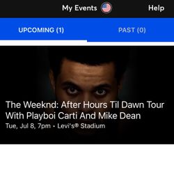 Retail Value 5x Weeknd Tickets Santa Clara Levi Stadium July 8