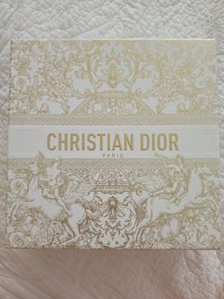 Christian Dior box with blue pouch