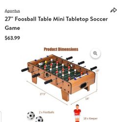Football Table Game ( New In Box) ( Firm On Price)
