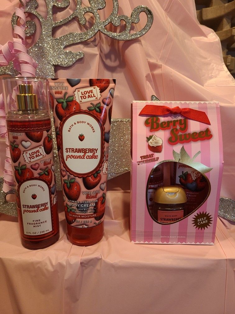 Strawberry Poundcake By Bath And Body Works