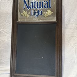 Natural Light Beer Sign