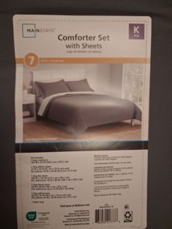 King brand new comforter set