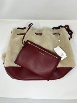 Tory burch shearling purse