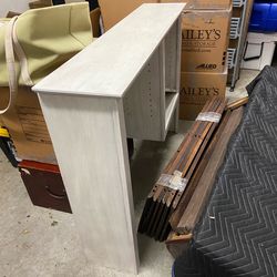 Solid Wood Desk Hutch