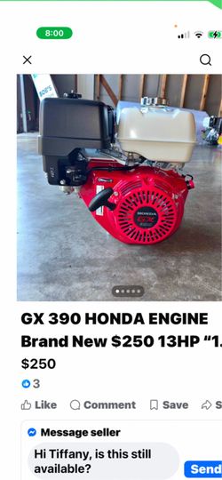 Gx 390 Honda motor 13HP